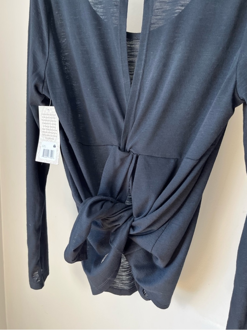 Balance Collection Open Back Long Sleeve Top - Picture 3 of 6